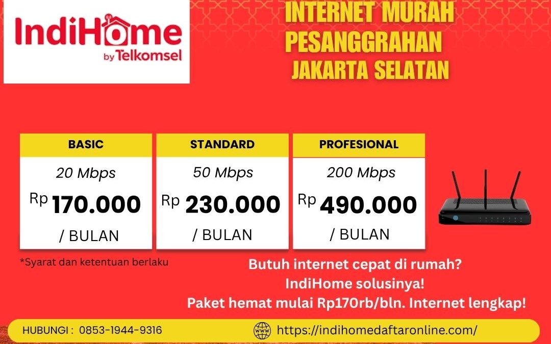 Internet Murah Pesanggrahan Jakarta Selatan
