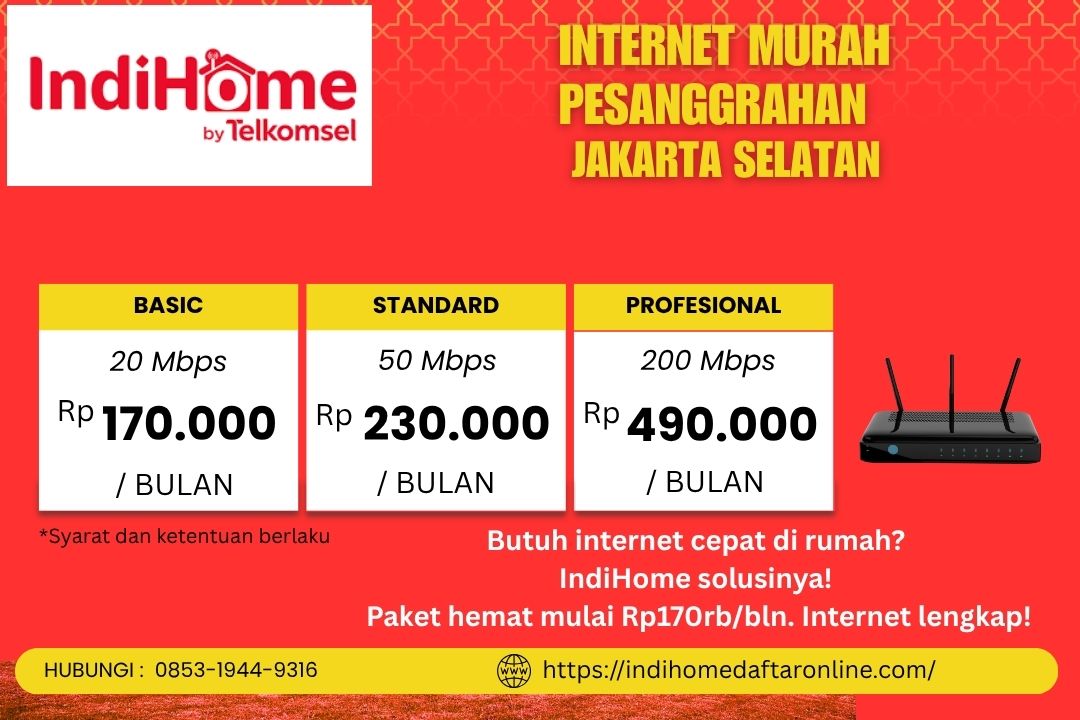 Internet Murah Pesanggrahan Jakarta Selatan
