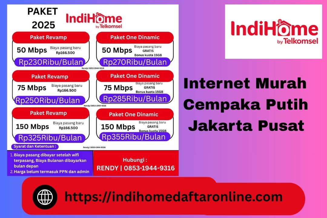 Internet Murah Cempaka Putih Jakarta Pusat