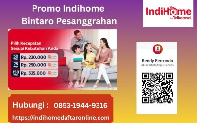 Promo IndiHome Bintaro Pesanggrahan