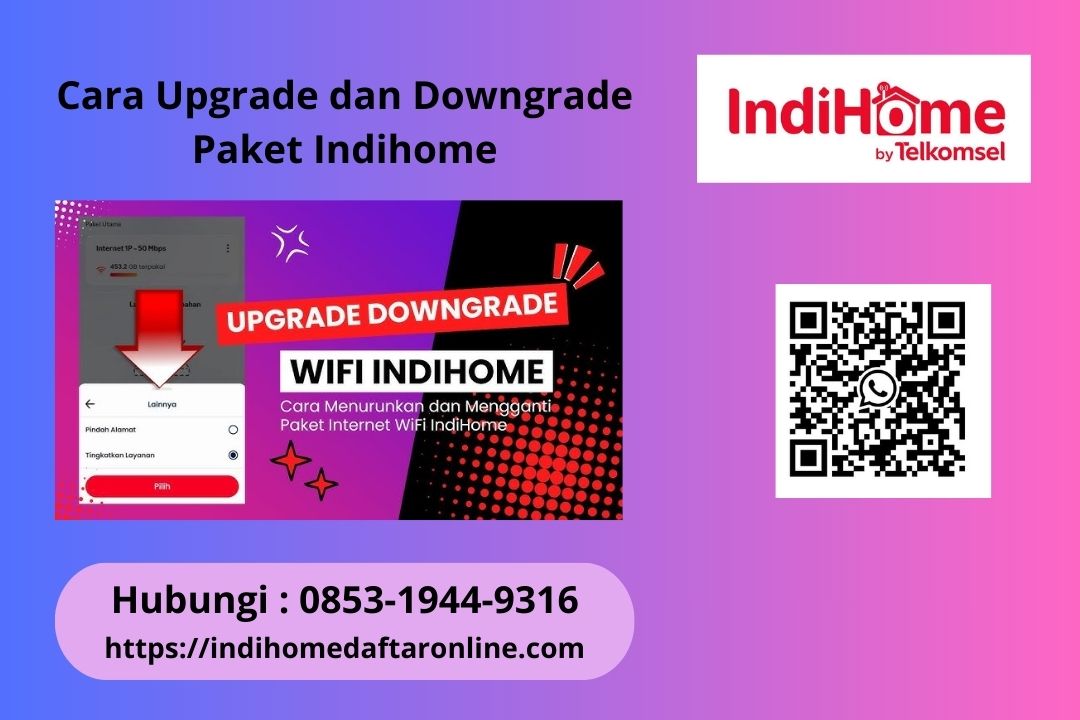 Cara Upgrade dan Downgrade Paket Indihome