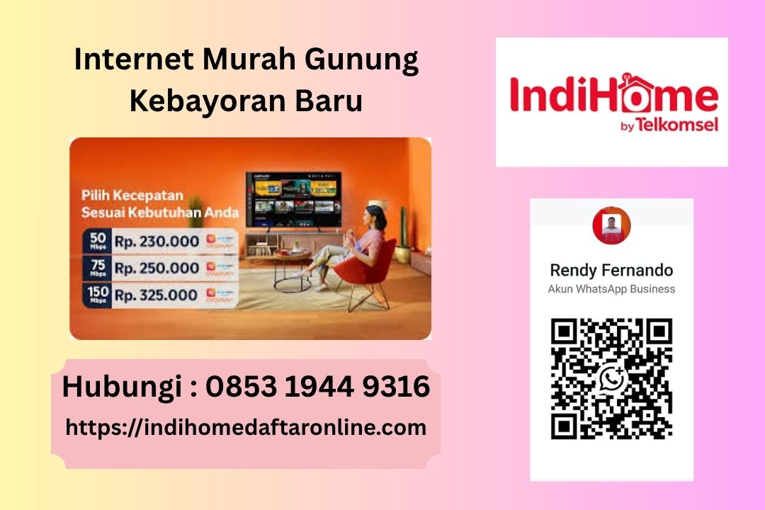 Internet Murah Gunung Kebayoran Baru