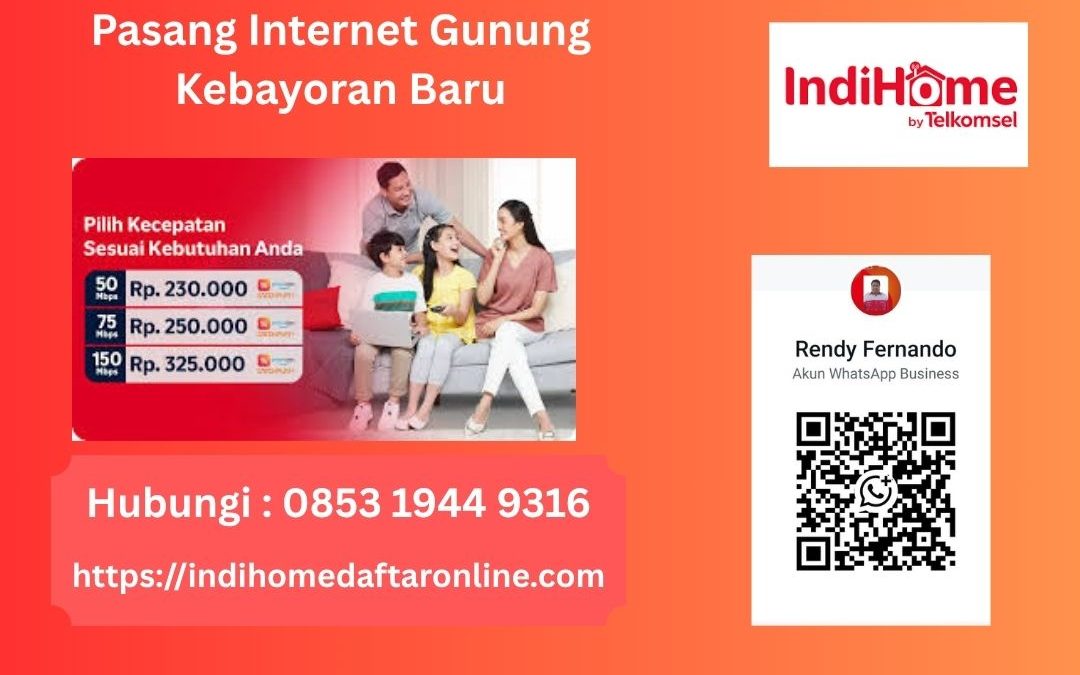 Pasang Internet Gunung Kebayoran Baru