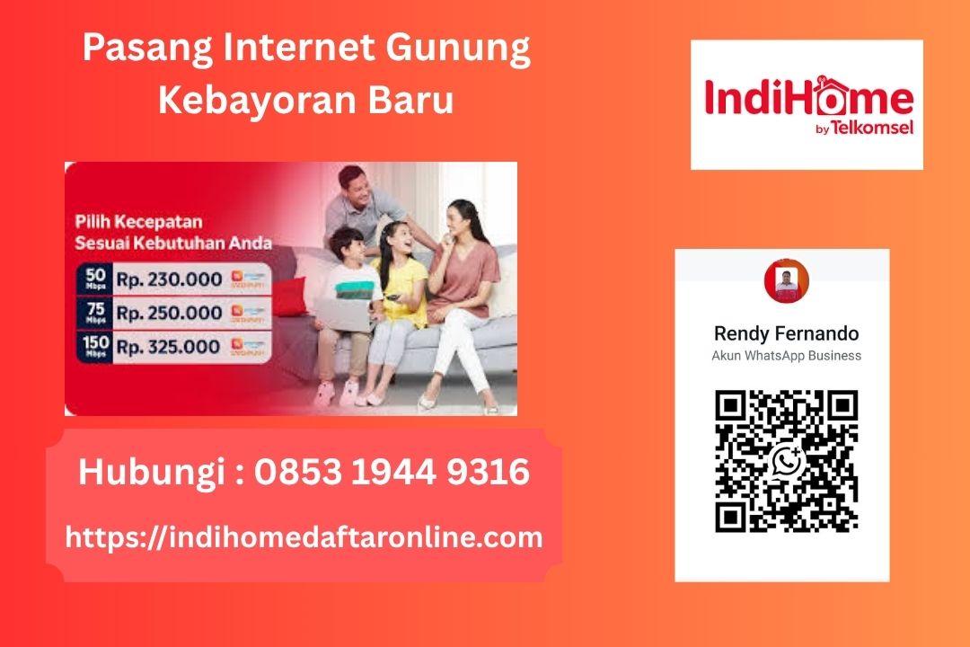 Pasang Internet Gunung Kebayoran Baru