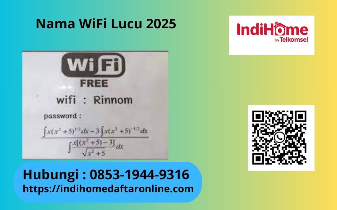 Nama WiFi Lucu 2025
