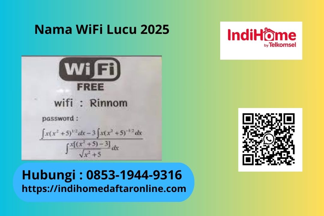 Nama WiFi Lucu 2025