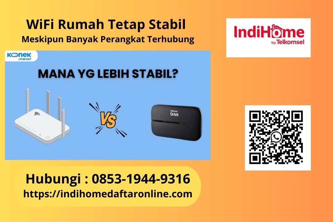 WiFi Rumah Tetap Stabil Meskipun Banyak Perangkat Terhubung