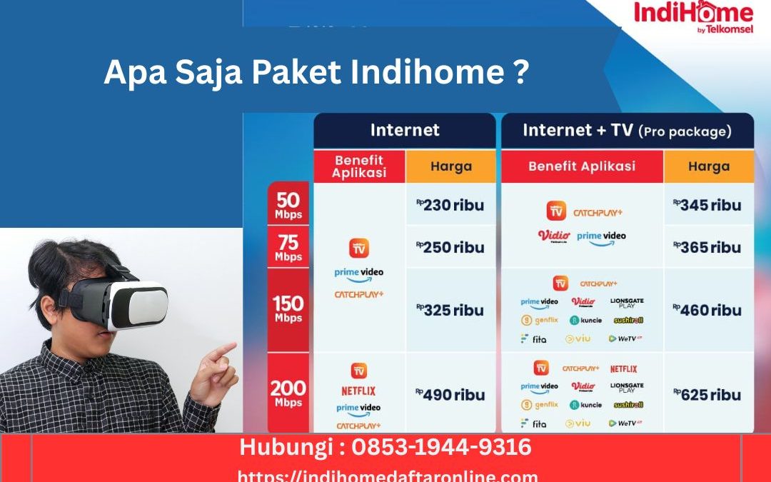 Apa Saja Paket Indihome