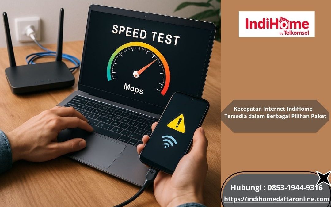 Kecepatan Internet IndiHome Tersedia dalam Berbagai Pilihan Paket