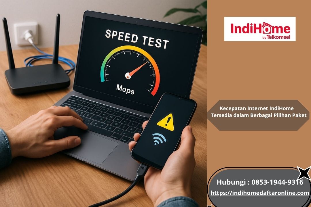 Kecepatan Internet IndiHome Tersedia dalam Berbagai Pilihan Paket